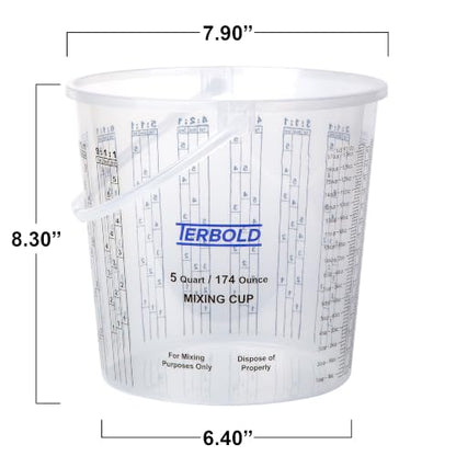 Paint Mixing Cups - size: 5 Quarts