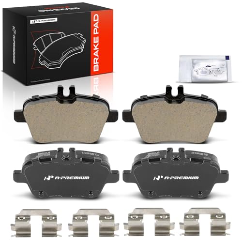 A-Premium Rear Ceramic Brake Pads Compatible with Mercedes-Benz