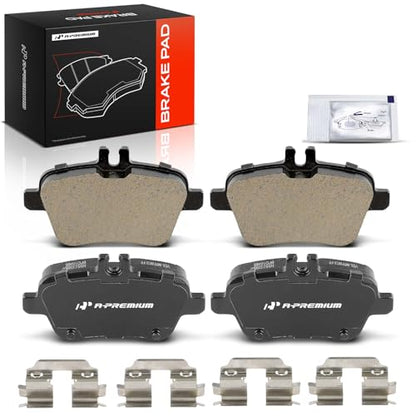 A-Premium Rear Ceramic Brake Pads Compatible with Mercedes-Benz