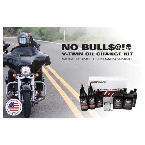 Klotz 4 Quart 20W/50 Synthetic Motor Oil Change Kit for 1986-2022 Evolution Sportster – Basic Kit - size: 4 Quart Basic - Evolution Sportster