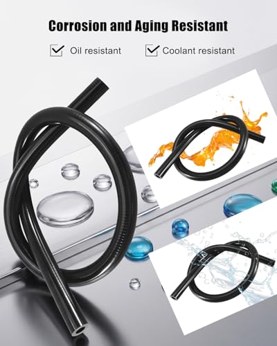 9/16" (14mm) x 3.3 FT Length Silicone Heater Hose Radiator Coolant Hose - size: Inner diameter: 9/16" (14mm)