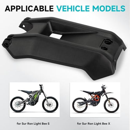 XINGWU Battery Cover for Surron Light Bee X/S Sur Ron LBX Electric Dirt Bike Battery Wrap Protector E-Bike Battery Case Replacement Black - size: Battery Cover, style: Black