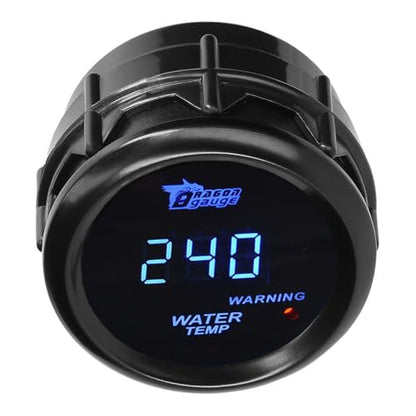 Car Water Temperature Gauge 12V Auto Water Temp Gauge Fahrenheit - color: Blue Light Water Temp Fahrenheit