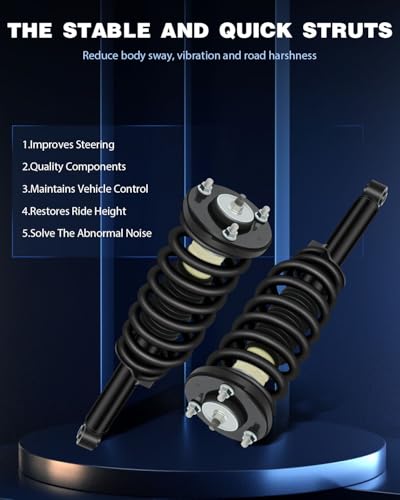 ECCPP Complete Struts Spring Assembly Front Fit for Kia Sorento 2003-2009 - size: 171110 171109