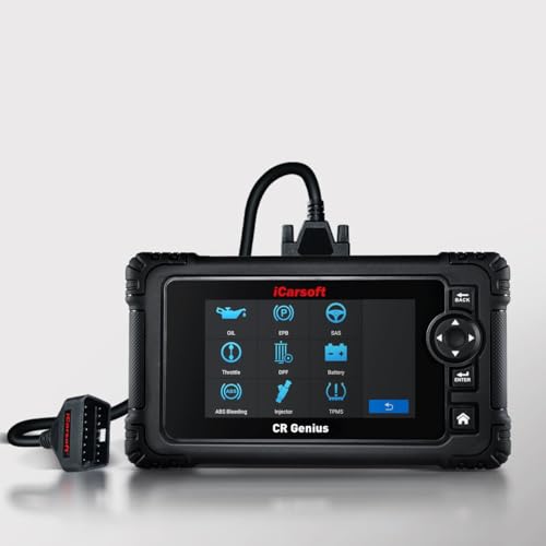 iCarsoft CR Genius 5'' Multi-Brand Vehicle Multi-Systems/Quick Test/Actuation Test/Touch Screen Car Diagnostic Scan Tool - size: 5'' Large