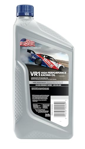 Valvoline VR1 Racing SAE 10W-30 Motor Oil 1 QT - size: 1 QT, style: VR1