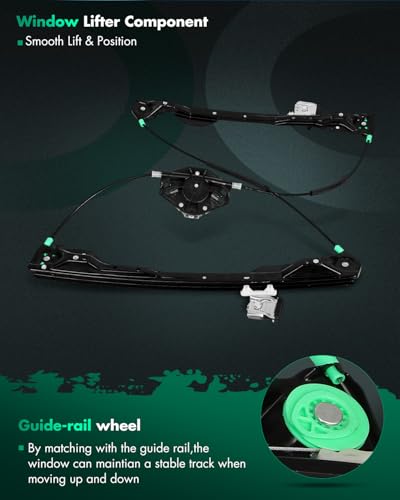 SCITOO Manual Window Regulator for Ford Focus 2001-2007 - size: 740-128 | Front Left