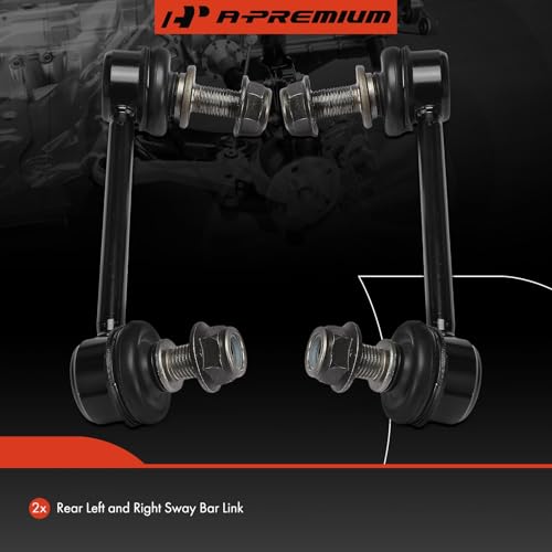 A-Premium Rear Sway Bar Link Stabilizer Bar Link, Compatible with Lexus