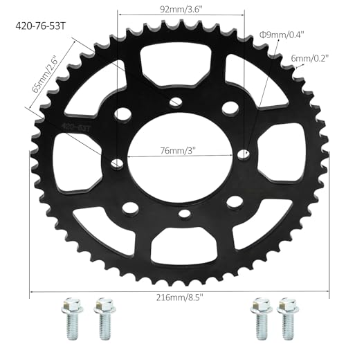 19"/16" Wheel Complete Upgrade Set 70/100-19 & 90/100-16 Dirt Bike Tire Wheels - Front and Rear Tires, Rims, Tubes & 420 53T Sprocket Rotors for Dirt Pit Bike Offroad Apollo 125cc 150cc 200cc