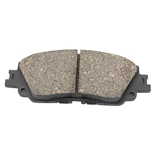 TRQ Front and Rear Brake Pad Set Ceramic Hardware - color: Ceramic, size: BFA82292