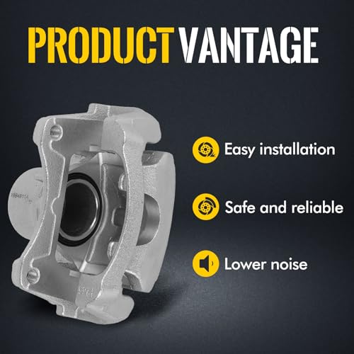 KUSATEC 18B4910A 18B4911A Disc Brake Caliper with Bracket fit for Chevy Malibu 2004-2012, Pontiac G6 2005-2008, Solstice 2006-2009, Saturn Aura 2007-2009, Sky 2007-2010; Both Left and Right side