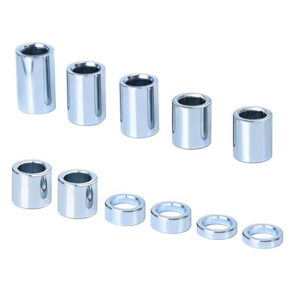 15mm Motorcycle Wheel Spacers Kit Axle Bushings For XR50 CRF50