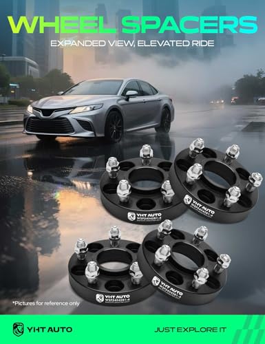 YHTAUTO 5x4.5 Hub Centric Wheel Spacers 1 Inch for Chrysler, Dodge - size: 1 Inch Thickness, style: 4 PCS