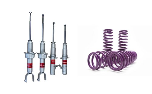 D2 Lowering Springs 2.5”F/2.25”R & Truhart Shocks for 1988-1991 Civic