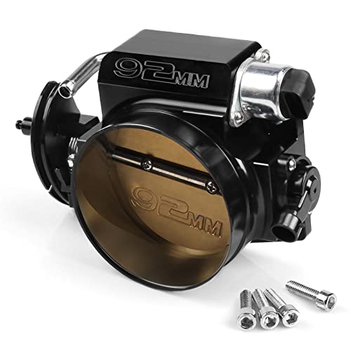 92mm Throttle Body for LS1 LS2 LS6 LS3 LS LS7 SX LS Throttle Body with TPS Throttle Position Sensors IAC Aluminum Black - size: 92MM Black with TPS IAC