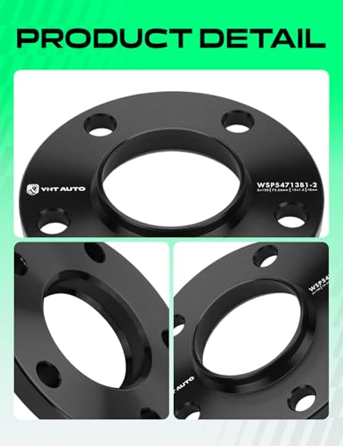 YHTAUTO 5x120 Hub Centric Wheel Spacers 10 mm for BMW - size: 10 MM Thickness, style: 2 PCS
