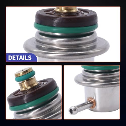 HiSport XR3Z9C968AA Fuel Injection Pressure Regulator Compatible with Ford - size: HSFPR968AA