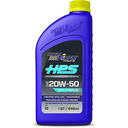 Royal Purple 31250 - HPS High Performance SAE 20W-50 Synthetic Motor Oil, 1 Quart