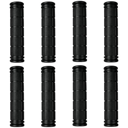 4 Pairs Bicycle Handle Bar Grips Mushroom Grips for BMX/MTB/Road Mountain Bikes - color: black