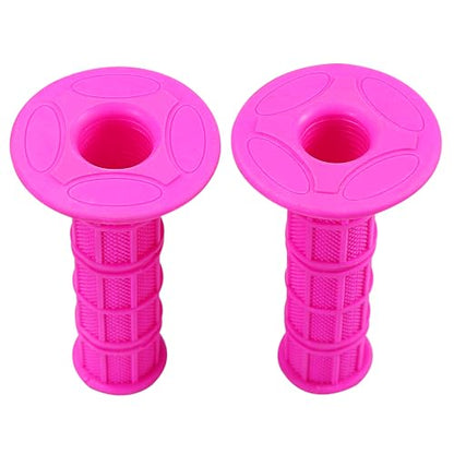 7/8" Handlebar Grips for 50cc-125cc CRF70 CRF80 TRX450 TTR90 TTR110 TTR125 PW80 RM80 DR650 KLX250 KLX300 KX65 SSR125 Pit Dirt Bike ATV Quad Motocross Motorcycles CT100U CT200U Mini Bike - color: Pink