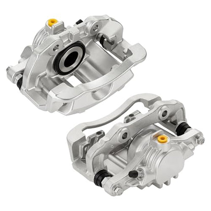 Rear Disc Brake Caliper Assembly with Bracket fit for 1998-2005 Chevrolet & GMC, 1998-2000 Isuzu, 1998-2001 Oldsmobile, Rear Left and Right Caliper set with 2PC, 18-B4712 + 18-B4713