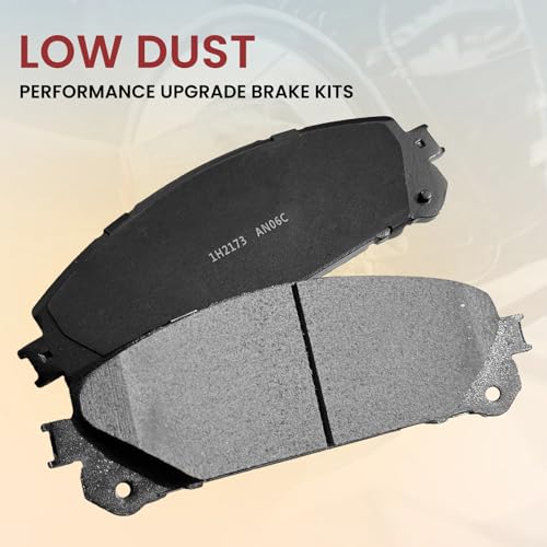 MILLISEC BC1324 Front Ceramic Brake Pads Set for NX200t/NX300h/RX350/RX450h - size: 1H 2173