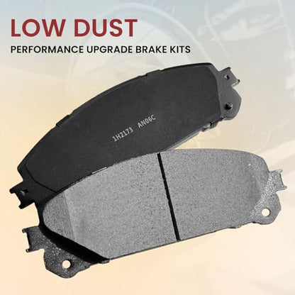 MILLISEC BC1324 Front Ceramic Brake Pads Set for NX200t/NX300h/RX350/RX450h - size: 1H 2173