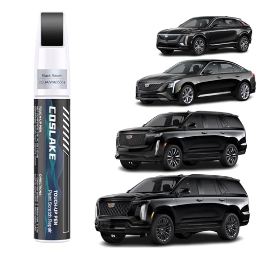 Car Touch Up Paint(Black Raven(GBA/WA8555)) for Cadillac - color: Black Raven(GBA/WA8555) for 2025 ESCALADE/2024 ESCALADE/2025 XT4/2024 XT4/2025 XT5/2024 XT5/2024 XT6/2025 CT5/2024 CT5/2025 CT4/2024 CT4
