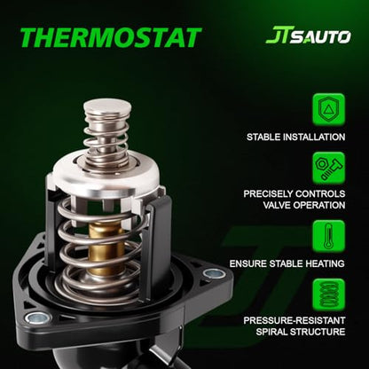 Engine Coolant Thermostat Housing Assembly for Chevy Silverado GMC Sierra - size: 1511125