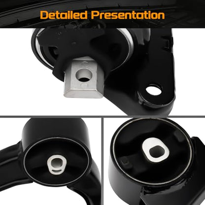 4PCS Engine Motor Mounts & Transmission Mount Set Compatible with Dodge Journey 2011-2019 FWD, Avenger 2011-2014, Chrysler 200 2011-2014 - 3.6L Replace# 68092895AA, 68092910AA, 5085076AB, 4766474AC