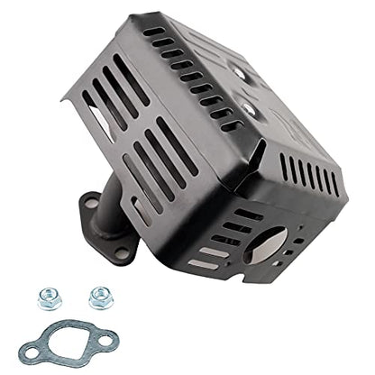 HZ Muffler Kit for Honda GX120 GX160 GX200 Engine Harbor Freight 212 173 Lifan Rato Go Kart Generac Champion 163cc 196cc 208cc Engine (Pack of 2) - size: Standard (Pack of 2)