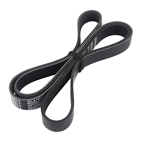 MOCA 7PK1635 EPDM Serpentine Belt for 00-03 for BMW X5 & 01-03 for BMW 540i & 12-16 for BMW M6 & 13-16 for BMW M5 4.4L V8 - size: 7PK1635