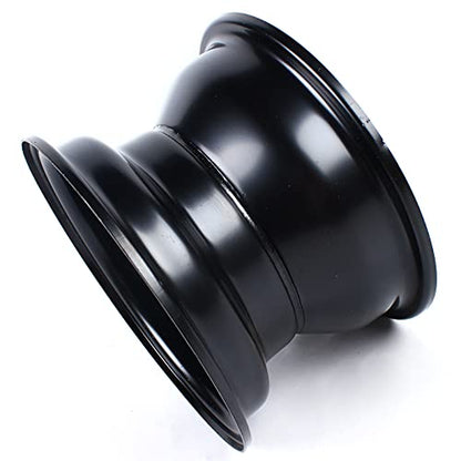 7" ATV Wheel Rim 3 Lugs 16x8-7 Tire Rim Parts for 125cc ATV Black Wheel Rim Tire 3 Holes 78mm Hole Distance, Black