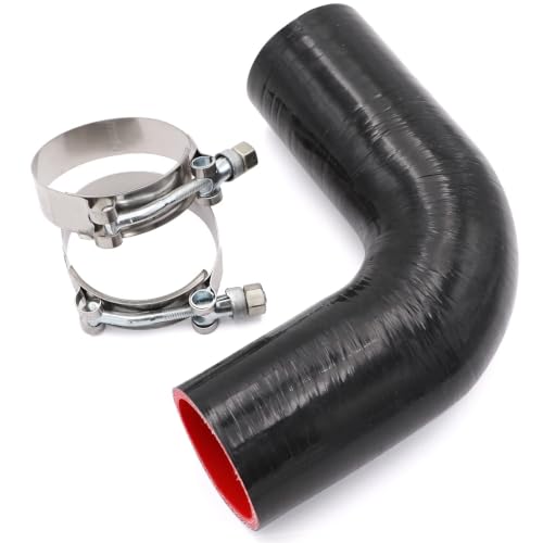 90 Degree Elbow 2 inch Silicone Radiator Coupler Hose 4-Ply - size: ID 2"
