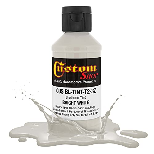 Custom Coat 3 Ounce, Bright White, Bed Liner Tint Concentrate - color: Bright White, size: 3-Ounce (Pack of 1)