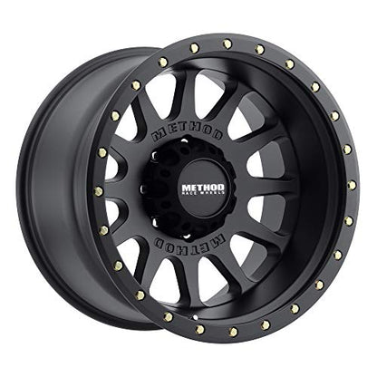 Method Race Wheels 605 NV Matte Black 20x10" 8x170", 24mm offset 4.55" Backspace, MR60521087524N - color: Matte Black, size: 20x10 inches, 8x170, -24/4.55"
