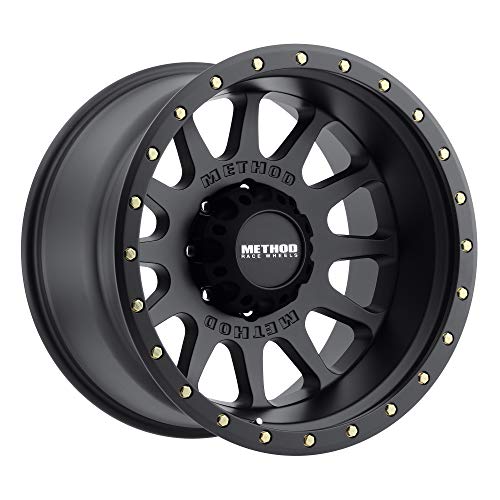 Method Race Wheels 605 NV Matte Black 20x9" 8x180", 12mm offset 4.5" Backspace, MR60529088512N - color: Matte Black, size: 20x9 inches, 8x180, -12/4.5"