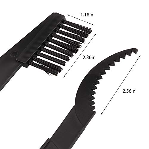 Motorcycle & Bike Chain Cleaner Tool Set Bicycle Chain Gears Maintenance Cleaning Brush Kit for All Type Chain Gears (3 Kinds)