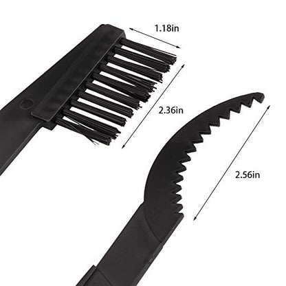 Motorcycle & Bike Chain Cleaner Tool Set Bicycle Chain Gears Maintenance Cleaning Brush Kit for All Type Chain Gears (3 Kinds)