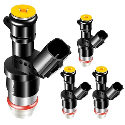 4Pcs Fuel Injectors OE 16450R40Y01 Injector Compatible with Honda Accord 2008-2012 /Civic 2013-2015 /CR-V 2010-2011, for Acura ILX 2013-2015 /TSX 2009-2014 L4 2.4L Gas Automotive Set of 4