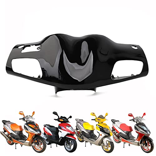 Minho 125cc 150cc Chinese Scooter Body Panel Black Head Cover Fit for Chinese GY6 Scooter Jonway YY125T-12,JMstar Eagle Falcon,Roketa MC-04 Fiji,Roketa MC-03 Tahiti - style: Black Head Cover