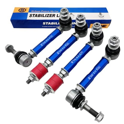 4Set Modified Adjustable Sway Bar 2003-09 Lexus GX470 03-22 Toyota 4Runner - size: 7.48-9.84' / 5.91-7.87'