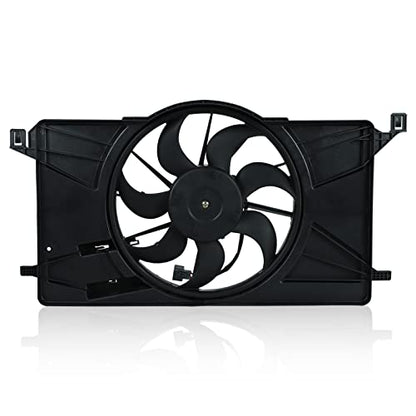 Radiator Cooling Fan Assembly Compatible with Ford Focus 2012-2017 2.0L - style: Ford Focus 2012-2017