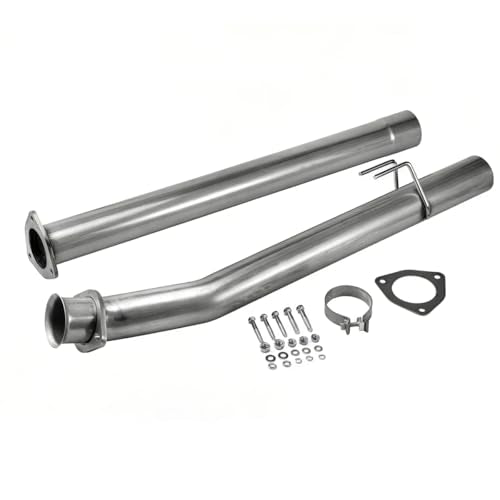 Stainless Steel Exhaust Pipe Kit for 2011-2019 Ford F-250 F-350 F-450 SuperDuty Pickup Truck 6.7L 4" Powerstroke Diesel - size: for 2011-2019 F-250 F-350 F-450