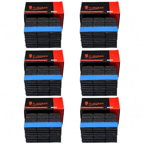 C-HORSE 540 Pcs,1 Oz, Black, Adhesive Stick On Wheel Weights, Blue Adhesive Easy Peel Tape (1 Oz, Black, 6 Boxes, 540 Pcs) Wheel Weights Stick On Wheels - color: Black