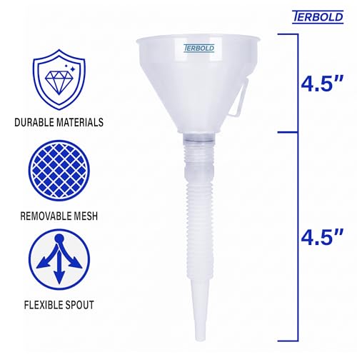 Automotive Flex Funnel with Hose (Clear) - color: Clear