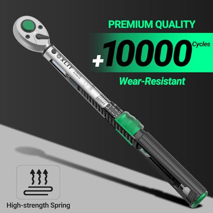 1/4" Drive Inch Pound Torque Wrench, 20-240 in-lb/2.3-27 Nm - size: 1/4", 1.67-20 ft-lb