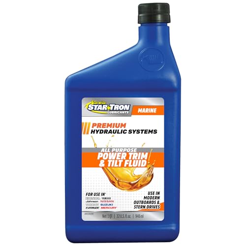 STAR BRITE Power Trim & Tilt Fluid - Formulated for Maximum Pump and Seal Life With Special Anti-Wear, Anti-Foam Additives, Superior Lubrication Additives and Corrosion Inhibitors - style: 32 Oz