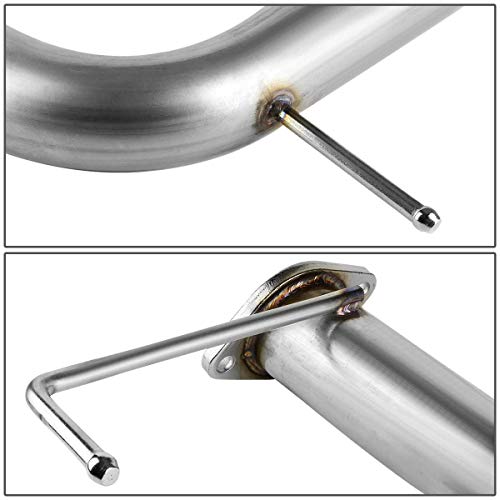 Auto Dynasty 4" Rolled Catback Exhaust Tip System For 2006-2009 Mitsubishi - color: Rolled Tip