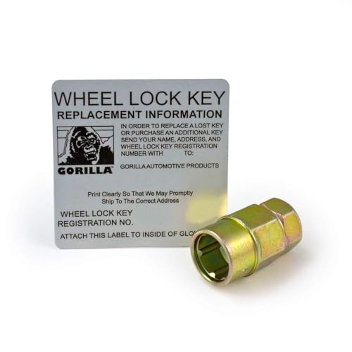 Gorilla Automotive 61621 Acorn Gorilla Guard Locks (12mm x 1.25 Thread Size) - Pack of 4 - size: 12 mm x 1.25